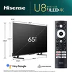 Hisense 65-Inch U8 Series ULED T 2