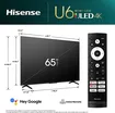 Hisense 65-Inch U6 Series ULED T 2