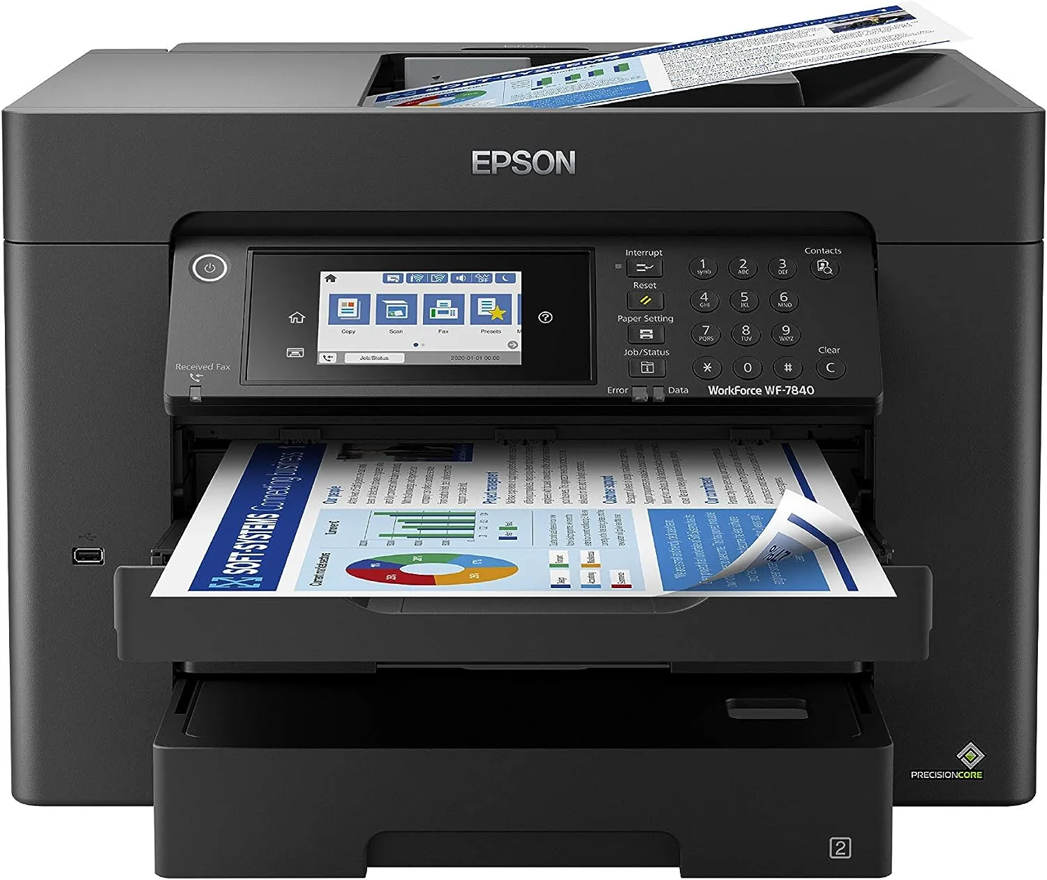 Epson WorkForce Pro WF-7840 Wire 1