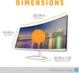 HP 34f 34-Inch Curved Display 3