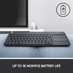 Logitech K400 Plus Wireless Touc 7