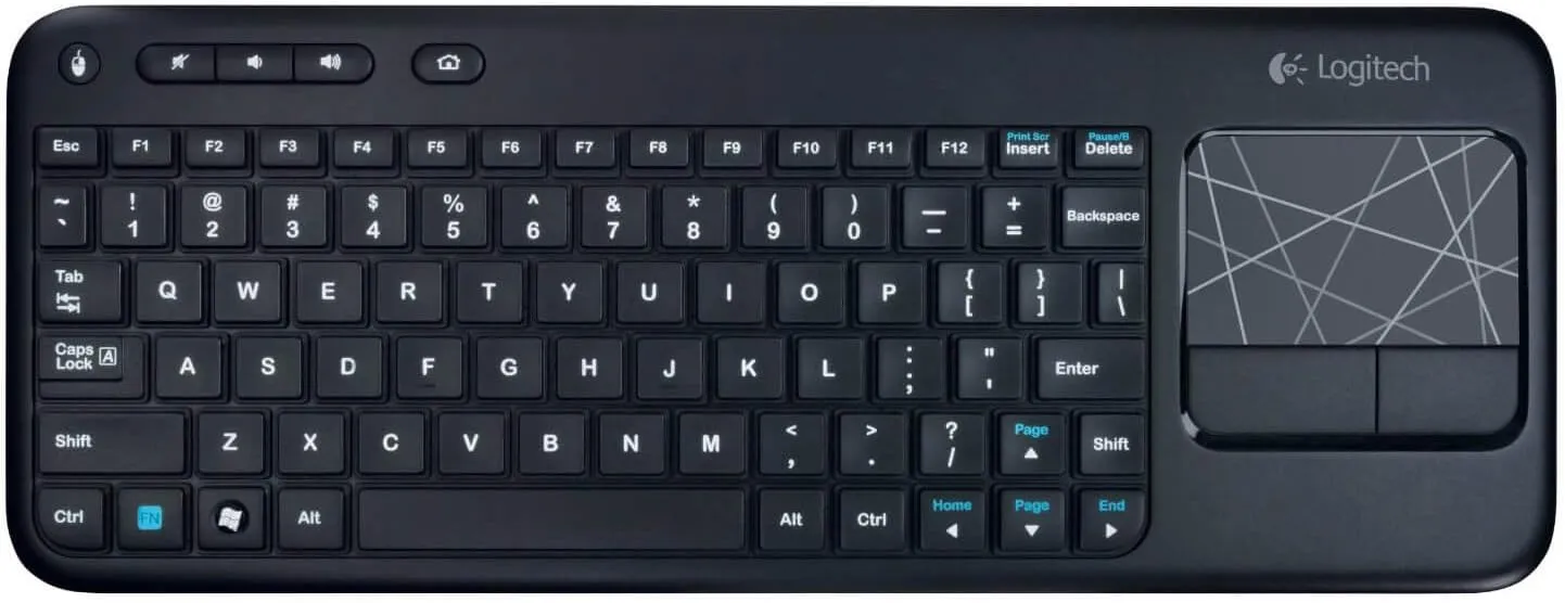 Logitech Wireless Touch Keyboard 1