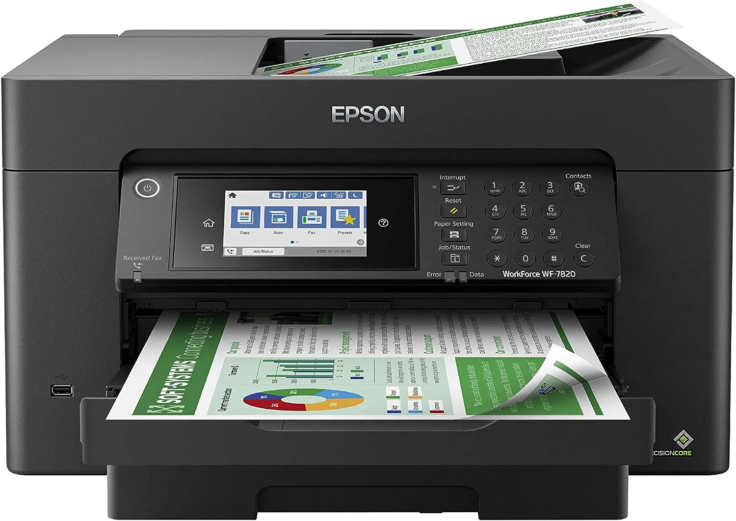 Epson WorkForce Pro WF-7820 Wire 1