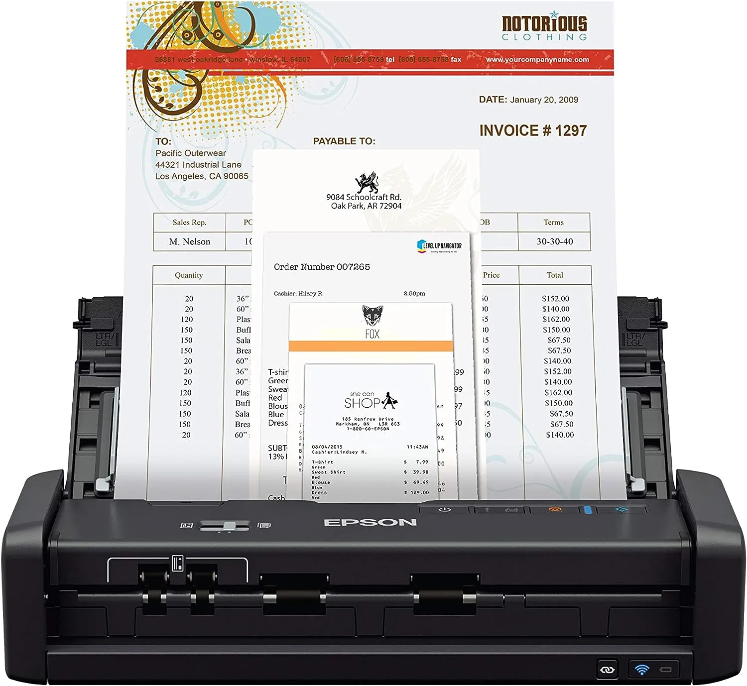 Epson WorkForce ES-300WR Wireles 1