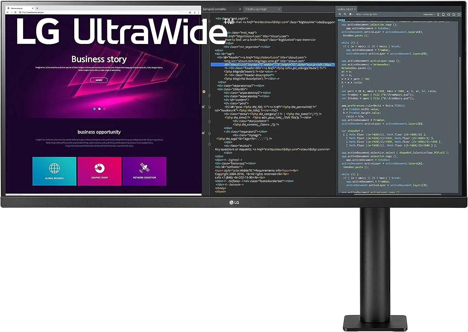 LG UltraWide Ergo 34WN780-B 1