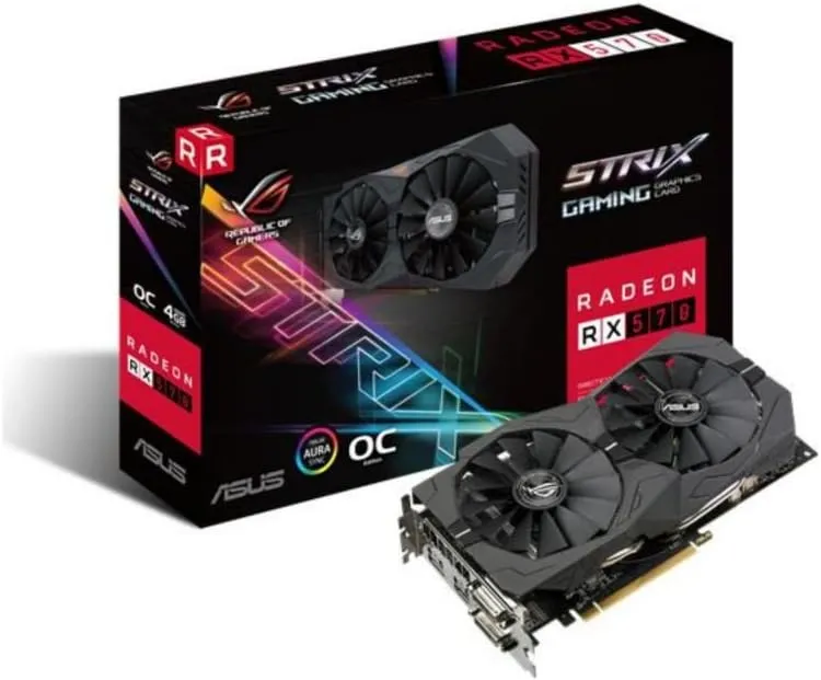 Asus ROG Strix Radeon RX 570 4GB 1