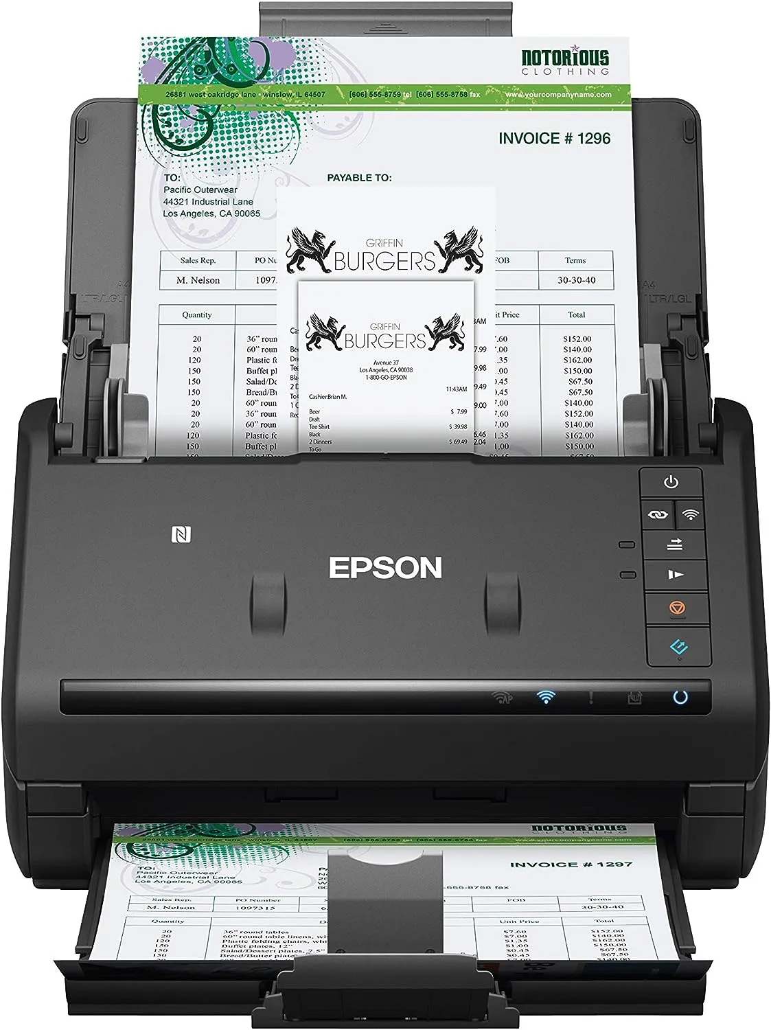 Epson WorkForce ES-500WR Wireles 1